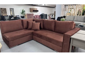 STOCK Καναπές-κρεβάτι γωνία Πάτμος με διπλό αποθηκευτικό χώρο 245Μx180x92Βεκ