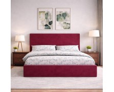 Stock Κρεβάτι υφασμάτινο Lito ελληνικής κατασκευής με αποθηκευτικο χωρο 150x200