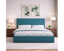 Stock Κρεβάτι υφασμάτινο Lito ελληνικής κατασκευής με αποθηκευτικο χωρο 160x200