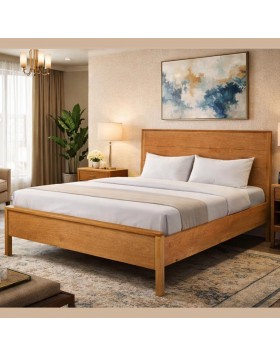 Κρεβάτι ξύλινο Μάνη ελληνικής κατασκευής 160x200