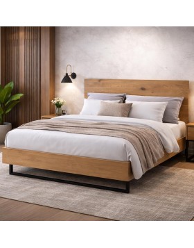 Κρεβάτι ξύλινο Γύθειο ελληνικής κατασκευής 160x200