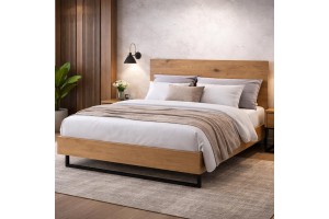 Κρεβάτι ξύλινο Γύθειο ελληνικής κατασκευής 160x200