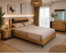 Σετ κρεβατοκάμαρας Braxton ελληνικής κατασκευής