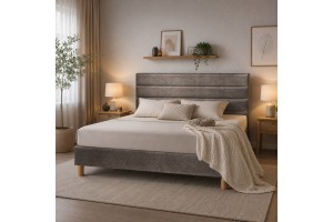 Κρεβάτι υφασμάτινο Zen ελληνικής κατασκευής