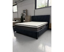 STOCK Κρεβάτι υφασμάτινο Carter 160X200