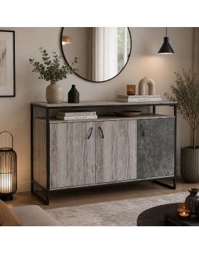 Μπουφές Hudson ελληνικής κατασκευής 140Μ x 45,5 x 84Υ εκ.