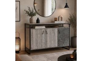 Μπουφές Hudson ελληνικής κατασκευής 140Μ x 45,5 x 84Υ εκ.