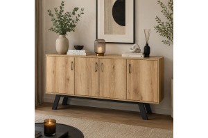 Μπουφές Stockholm ελληνικής κατασκευής 180 x 44,5 x 85 εκ.
