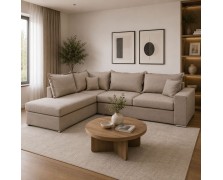 Γωνιακός Καναπές Como 295x240x90cm ελληνικής κατασκευής
