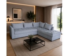 Γωνιακός Καναπές Valentino 280x240x90cm ελληνικής κατασκευής