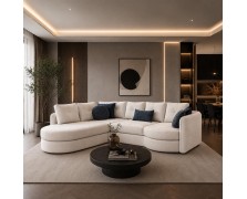 Καναπές γωνία LEVANTO ελληνικής κατασκευής 290x230Γx100cm