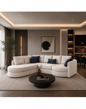 Καναπές γωνία LEVANTO ελληνικής κατασκευής 290x230Γx100cm