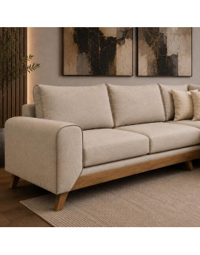 Γωνιακός Καναπές Kairo 290x230x95 ελληνικής κατασκευής 