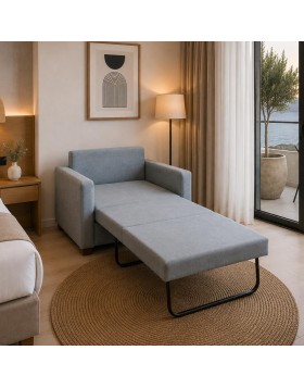 Πολυθρόνα κρεβάτι Riva 88Μx78Bx72Y ελληνικής κατασκευής 