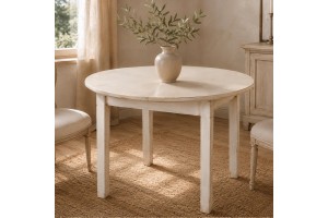 Ροτόντα Ivory με επέκταση ελληνικής κατασκευής Οξιά Mdf Φ110+35