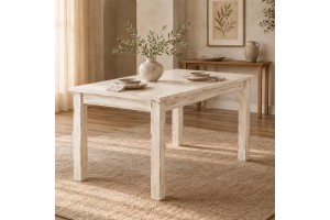 Τραπέζι Τραπεζαρίας Nestor Επεκτεινόμενο 150εκ(+45)x90εκ 