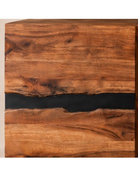 Έπιπλο Τηλεόρασης Black River απο μασιφ ακακία 160Μ×43Β×66Υ εκ.