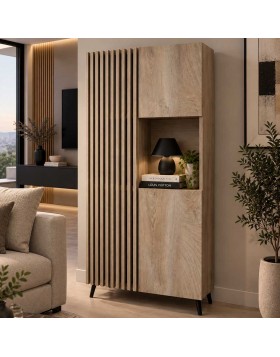 Βιβλιοθήκη Riva ελληνικής κατασκευής 150Y x 68M x 33B εκ.