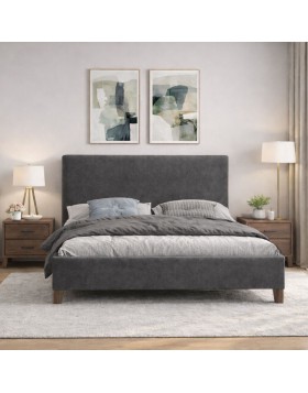 Κρεβάτι υφασμάτινο Lito ελληνικής κατασκευής