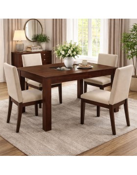 Τραπέζι τραπεζαρίας Evelyn Ξύλο οξιάς 