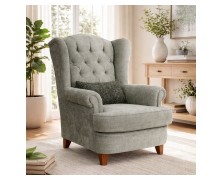 Μπερζέρα καπιτονέ ελληνικής κατασκευής 