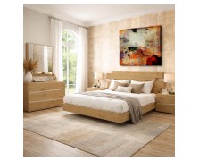 Σετ κρεβατοκάμαρας Θέτις ελληνικής κατασκευής Δρυς Rustic