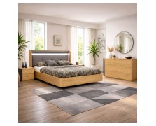 Σετ κρεβατοκάμαρας Αφροδίτη ελληνικής κατασκευής Δρυς Rustic