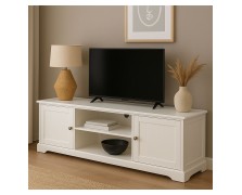 Έπιπλο τηλεόρασης από λάκα σε λευκη απόχρωση 150x40Bx45Y