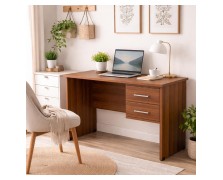 Γραφείο με 2 συρτάρια χειροποίητο ελληνικής κατασκευής από μελαμίνη  Υ75 x Π120 x Β60 cm