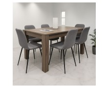 Τραπέζι Τραπεζαρίας μελαμίνη Επεκτεινόμενο 150(+30)x90x78εκ.