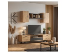 Σύνθεση σαλονιού Dylan ελληνικής κατασκευής 210x44,5