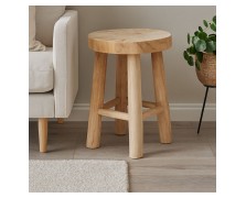 Κομοδίνο-σκαμπό από μασίφ ξύλο 30Χ45 