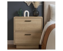 Κομοδίνο με 2 συρτάρια Sugar 50x36x55εκ. ελληνικής κατασκευής