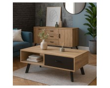 Τραπεζάκι Σαλονιού Ken με  2 συρτάρια ελληνικής κατασκευής