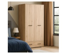 Ντουλάπα ελληνικής κατασκευής με 1 συρτάρι 80x50x180