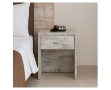 Κομοδίνο Σαντορίνη με 1 συρτάρι ελληνικής κατασκευής 45X40Βx45Υ