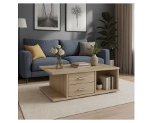 Τραπεζάκι σαλονιού με 4 συρτάρια ελληνικής κατασκευής 120Πx70Βx40Y