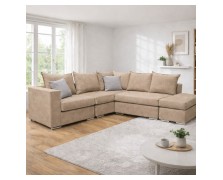 Καναπές γωνία Lotus 280x260 ελληνικής κατασκευής