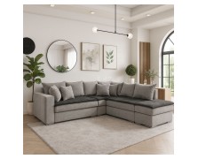 Καναπές γωνία Lilian 280x270x100 cm ελληνικής κατασκευής 