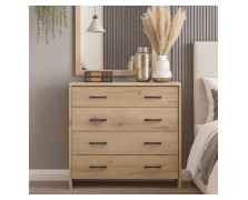 Συρταριέρα Jeremy από μελαμίνη ελληνικής κατασκευής 86x40x78Υ