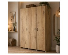 Ντουλάπα ελληνικής κατασκευής 3φυλλη 120x50x180Υ