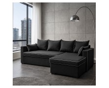 Καναπές γωνία κρεβάτι Emily 265x180x90cm ελληνικής κατασκευής