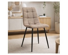 Καρέκλα τραπεζαρίας Dolores σε Μπεζ απόχρωση