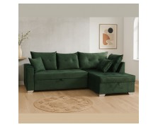 Καναπές κρεβάτι Genesis με μηχανισμό και αποθηκευτικό χώρο ελληνικής κατασκευής 245Χ170