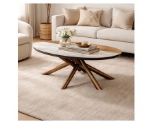 Τραπεζάκι σαλονιού Parma Δρυς mdf  ελληνικής κατασκευής