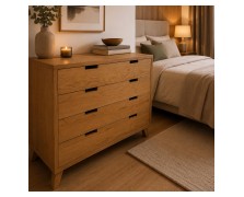 Συρταριέρα ελληνικής κατασκευής loft δρυς Mdf 120x45