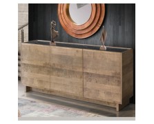 Μπουφές Azari από τεχνητό καπλαμά ελληνικής κατασκευής 200x45Βx85Υcm 