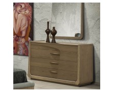 Συρταριέρα ελληνικής κατασκευής Astrid Δρυς Mdf 120x45 