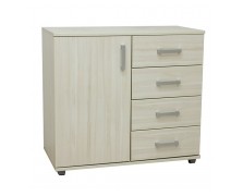 Παπουτσοθήκη ελληνικής κατασκευής με 1 ντουλάπι και 4 συρτάρια Υ85 xΠ90 xΒ45cm