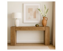 Κονσόλα Chora απο μασίφ ξύλο πεύκο ελληνικής κατασκευής 150Χ35Χ75Υ